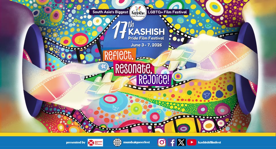 KASHISH 2026 LGBTQ film festival venue Liberty Cinema Mumbai with rainbow pride theme