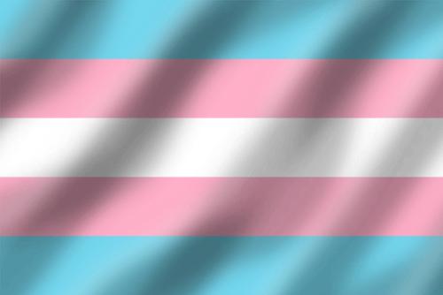 Transgender pride colors abstract background representing gender identity rights in India