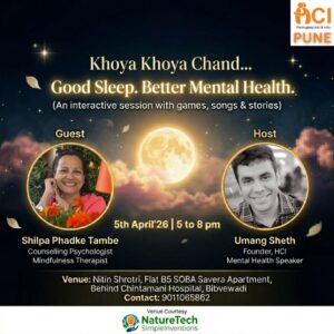 Khoya Khoya Chand Good Sleep Better Mental Health event in Pune on 5 April 2026
